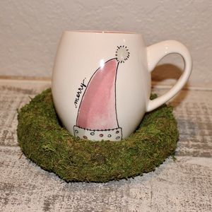 Rae Dunn Santa hat mug
